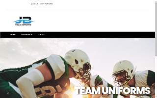 JB Team Sports website