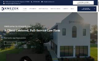 Knezek Law website