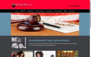 Menard Law Firm of Broussard website