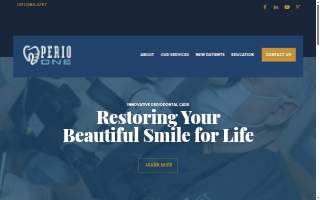Perio One: Offices of M. Randal Comeaux, DDS and Bryan S. Pearson, DDS, MS website