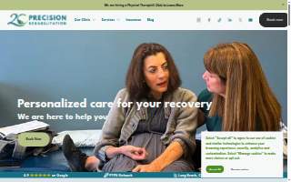 Precision Rehabilitation of Broussard website