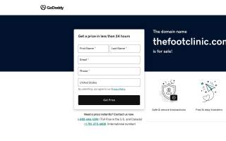 The Foot Clinic of Broussard website
