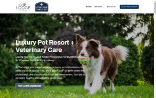 The Lodge Pet Resort of Broussard website