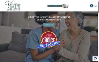 The Vincent Senior Living of Broussard website