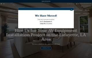 Titan Audio Video of Broussard website