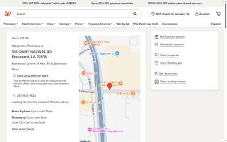 Walgreens of Broussard website