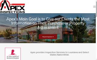 Apex Inspections website