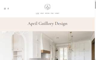 April Guillory Design website