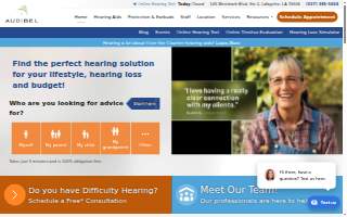 Audibel Hearing Healthcare website