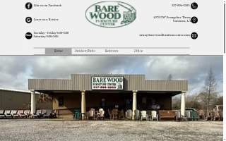 Bare Wood Furniture Center website