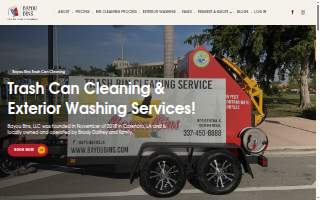 Bayou Bins website