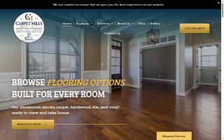 Carpet Mills Outlet website