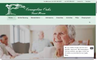 Evangeline Oaks Guest House website