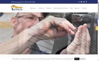 Lafayette Locksmith & Security website