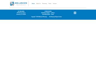 Melancon Pharmacy website