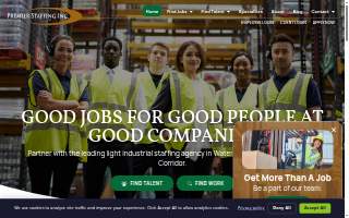 Premier Staffing LLC website