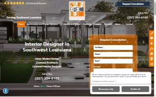 Zaunbrecher Design of Carencro website