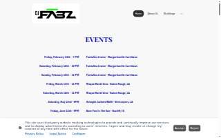 DJ FABZ website
