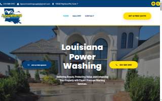 Louisiana Power Washing website