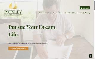 Presley Wealth Management of Central website