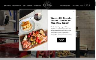 Rocca Pizzeria website