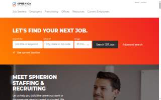 Spherion Staffing Gainesville GA website