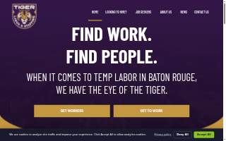 Tiger Labor & Staffing Incorporated of Central website