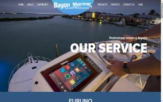 Bayou Marine Electronics website