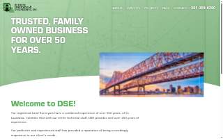 Dufrene Surveying & Engineering, Inc. website
