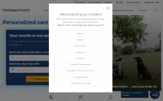 Ochsner Health Center for Children Pediatric Subspecialties - Houma website