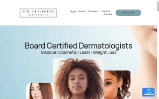MD Claiborne Dermatology: Chalmette website