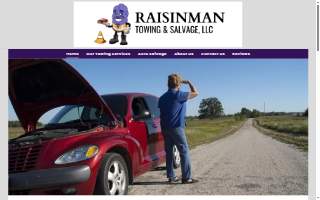Raisinman Towing & Salvage, LLC website