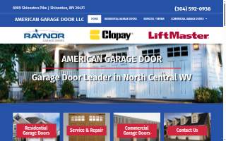 American Garage Door, LLC website