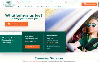 Christian Brothers Automotive Covington website