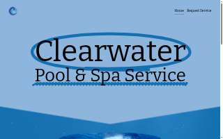 Clearwater Pool & Spa Service website