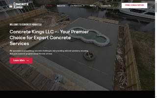 Concrete Kings LLC website