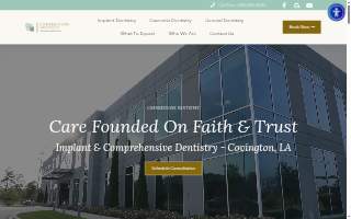 Cornerstone Dentistry website
