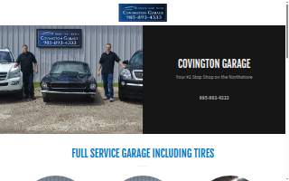 Covington Garage website