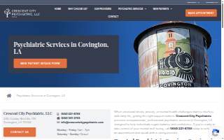 Crescent City Psychiatric, LLC of Covington website