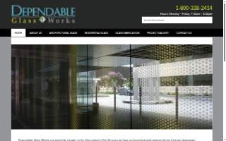Dependable Glass Works Inc website