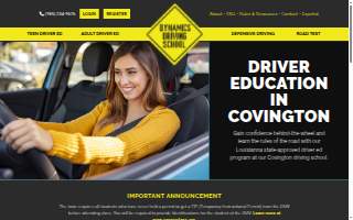 Dynamics Driving School LLC website