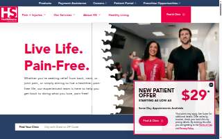 HealthSource Chiropractic of Covington website