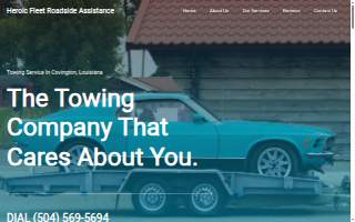Heroic Fleet Roadside Assistance website