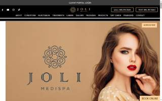 Joli Medispa website