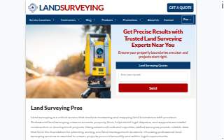 Land Surveying, LLC website