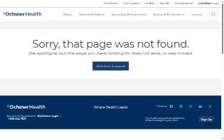 Ochsner Urgent Care & Occupational Health - Covington website