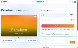 Paradiem website