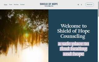 Shield of Hope Counseling, LLC website