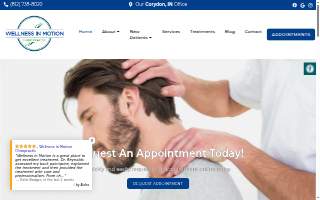 Wellness in Motion Chiropractic website