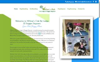Willows Oak Pet Lodge & Doggie Daycare website